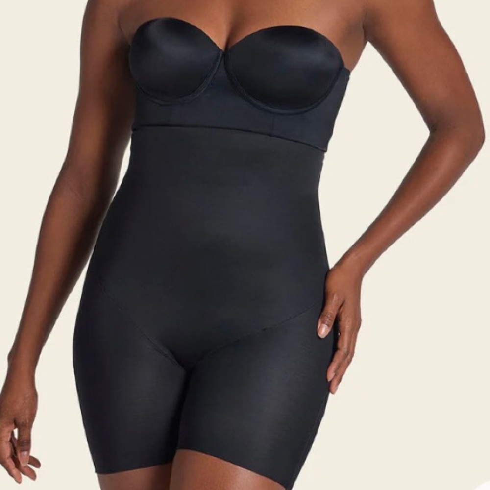 Leonisa High-Waist Black Shaping Bodysuit